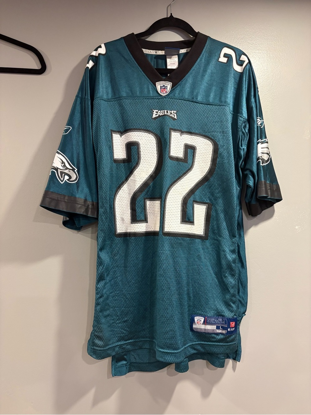 Asante Samuel Eagles Jersey Size L Men